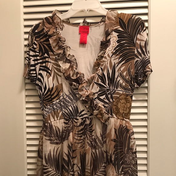 “Floral Print” Dress by “V Christina” - Picture 3 of 3